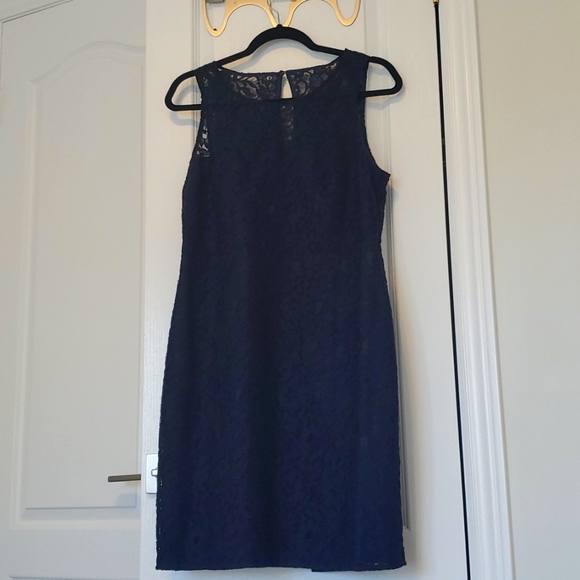 Navy Blue J Crew Dress Size 10/12 - Picture 1 of 5